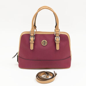 Giani Bernini Saffiano Dome Satchel Beet (pre-own)